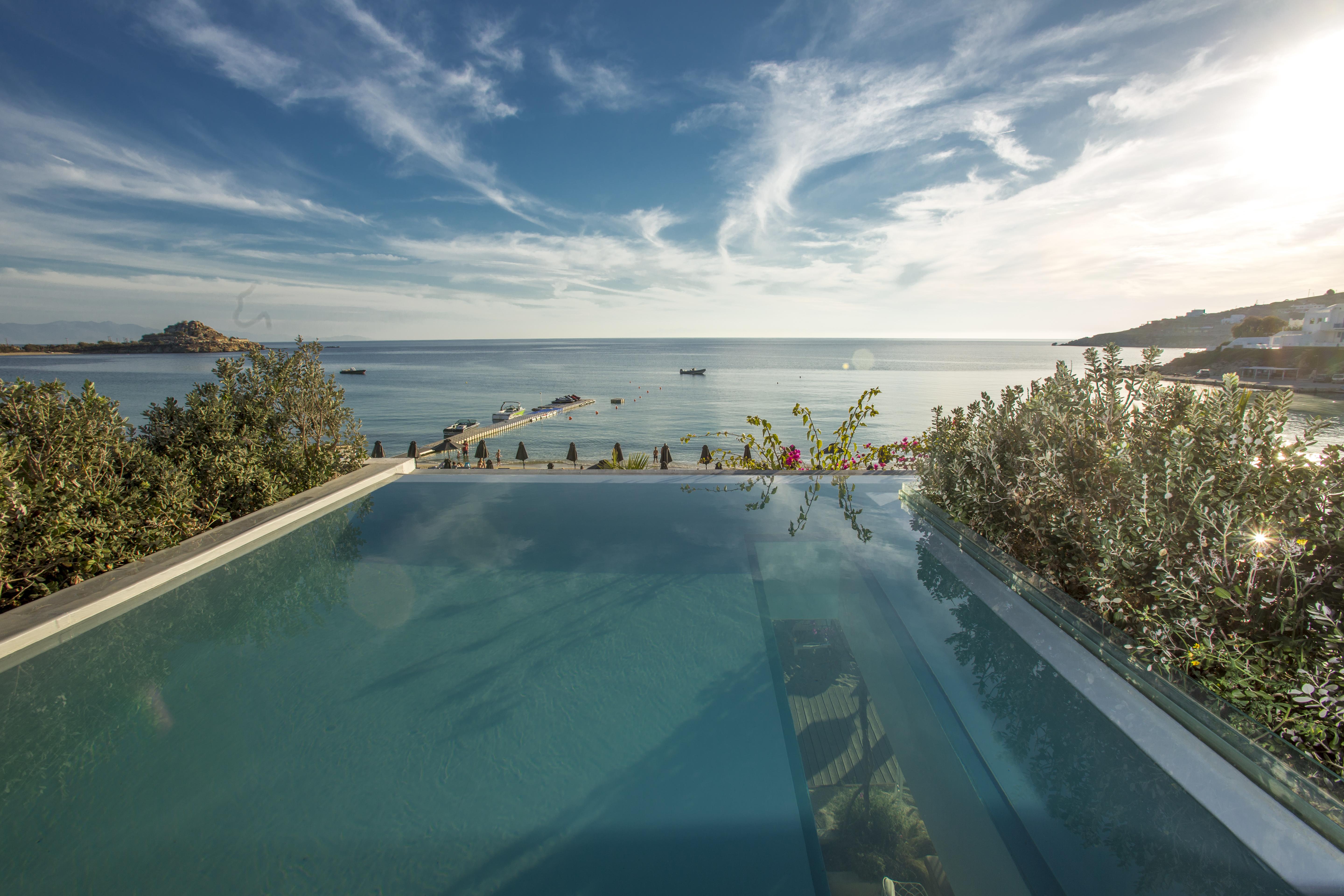 Mykonos Dove Beachfront Hotel Platys Gialos  Exteriör bild
